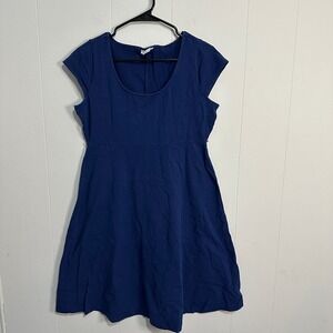 Motherhood Maternity Blue Midi dress Size M